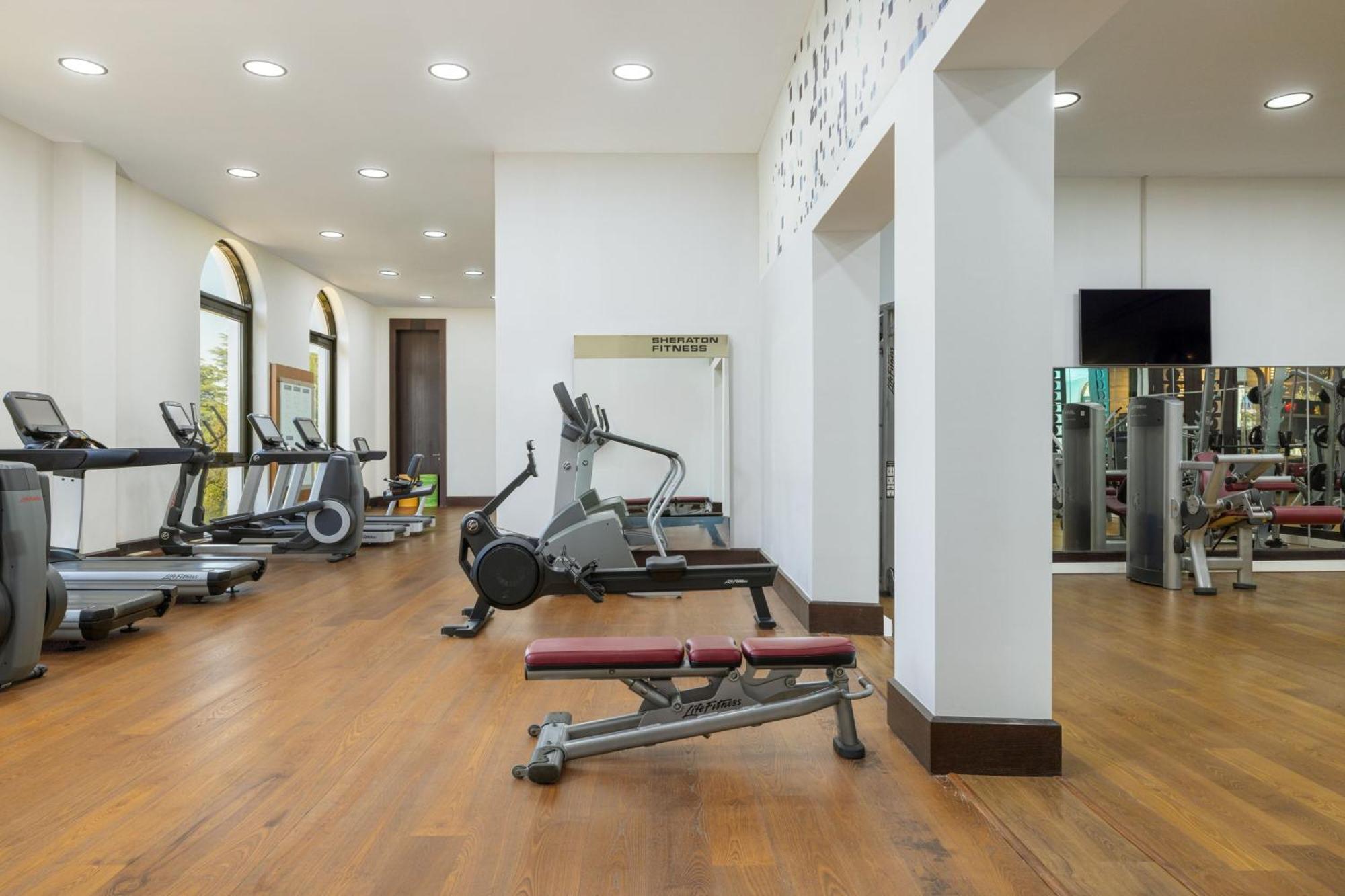 Sheraton Batumi Hotel Bagian luar foto The gym at the hotel